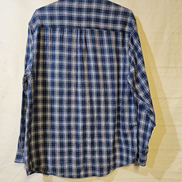 Ralph Lauren Polo Flannel Men's Blue Plaid - Picture 5 of 9